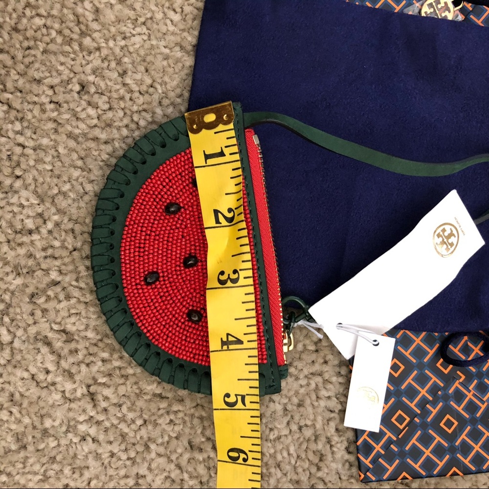 NWT Tory Burch watermelon ๐ leather pouch - Picture 7 of 7